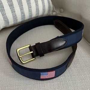 Vineyard Vines American Flag Belt